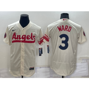 MLB Angels 3 Taylor Ward Cream 2021 City Connect Nike Flexbase Men Jersey MLB Angels 3 Taylor Ward Cream 2021 City Connect Nike Flexbase Men Jersey