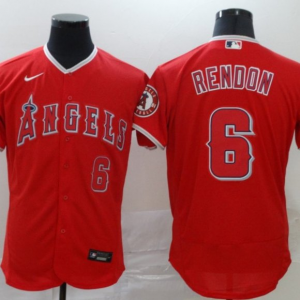 MLB Angels 6 Anaheim Rendon Red 2020 Nike Cool Base Men Jersey MLB Angels 6 Anaheim Rendon Red 2020 Nike Cool Base Men Jersey