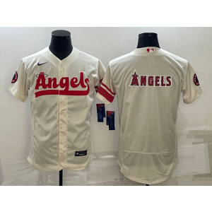 MLB Angels Blank Cream Baseball Logo Nike Flexbase Men Jersey MLB Angels Blank Cream Baseball Logo Nike Flexbase Men Jersey