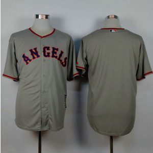 MLB Angels Blank Grey 1965 Turn Back The Clock Men Jersey MLB Angels Blank Grey 1965 Turn Back The Clock Men Jersey
