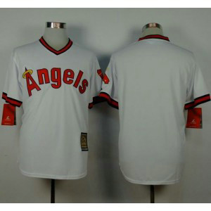 MLB Angels Blank White 1980 Turn Back The Clock Men Jersey MLB Angels Blank White 1980 Turn Back The Clock Men Jersey