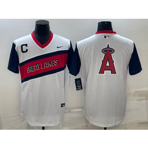 MLB Angels Blank White Baseball Logo Nike Men Jersey MLB Angels Blank White Baseball Logo Nike Men Jersey