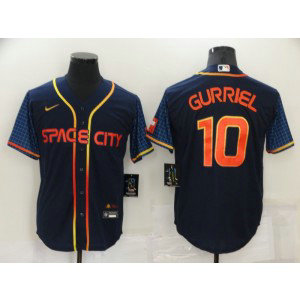 MLB Astros 10 Yuli Gurriel Navy 2022 City Connect Nike Cool Base Men Jersey MLB Astros 10 Yuli Gurriel Navy 2022 City Connect Nike Cool Base Men Jersey