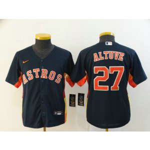 MLB Astros 27 Jose Altuve Navy 2020 Nike Cool Base Youth Jersey MLB Astros 27 Jose Altuve Navy 2020 Nike Cool Base Youth Jersey
