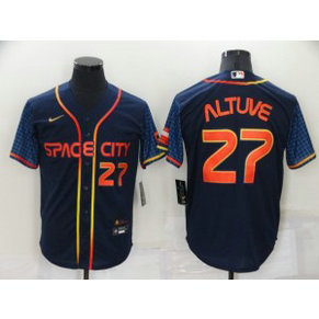 MLB Astros 27 Jose Altuve Navy 2022 City Connect Nike Cool Base Men Jersey MLB Astros 27 Jose Altuve Navy 2022 City Connect Nike Cool Base Men Jersey