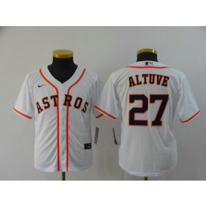 MLB Astros 27 Jose Altuve White 2020 Nike Cool Base Youth Jersey MLB Astros 27 Jose Altuve White 2020 Nike Cool Base Youth Jersey