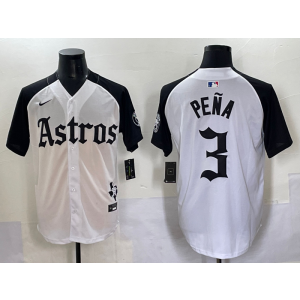 MLB Astros 3 Pena Black White Nike Cool Base Men Jersey MLB Astros 3 Pena Black White Nike Cool Base Men Jersey