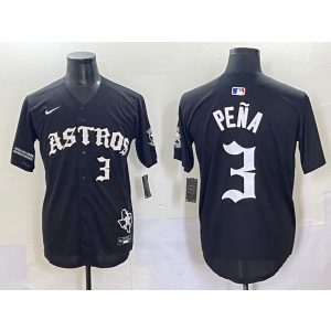 MLB Astros 3 Pena New Black Nike Cool Base Men Jersey MLB Astros 3 Pena New Black Nike Cool Base Men Jersey
