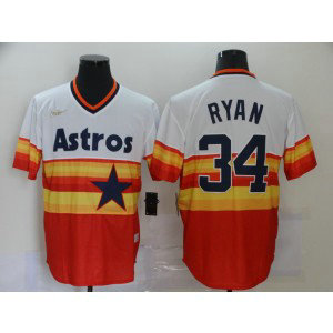 MLB Astros 34 Nolan Ryan Orange 2020 Nike Throwback Men Jersey MLB Astros 34 Nolan Ryan Orange 2020 Nike Throwback Men Jersey
