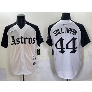 MLB Astros 44 Still Tippin White Black Nike Cool Base Men Jersey MLB Astros 44 Still Tippin White Black Nike Cool Base Men Jersey