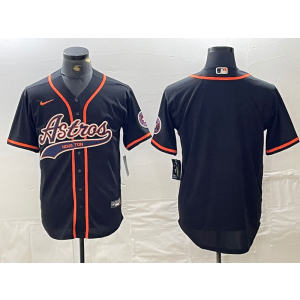 MLB Astros Blank Black Nike Cool Base Men Jersey MLB Astros Blank Black Nike Cool Base Men Jersey