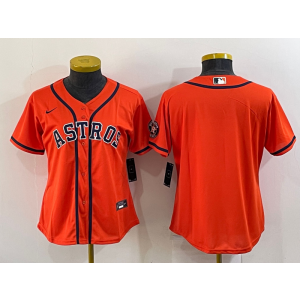 MLB Astros Blank Orange Nike Cool Base Women Jersey MLB Astros Blank Orange Nike Cool Base Women Jersey
