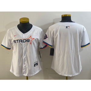 MLB Astros Blank White City Nike Cool Base Women Jersey MLB Astros Blank White City Nike Cool Base Women Jersey