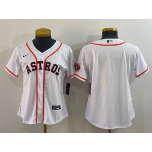MLB Astros Blank White Nike Cool Base Women Jersey MLB Astros Blank White Nike Cool Base Women Jersey