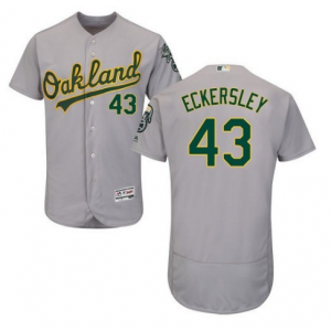 MLB Athletics 43 Dennis Eckersley Gray Flexbase Men Jersey MLB Athletics 43 Dennis Eckersley Gray Flexbase Men Jersey