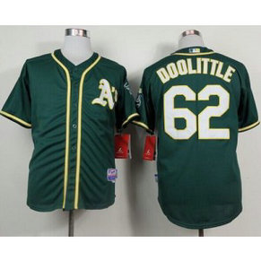 MLB Athletics 62 Sean Doolittle Green Cool Base Men Jersey MLB Athletics 62 Sean Doolittle Green Cool Base Men Jersey