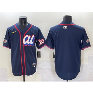 MLB Athletics Blank Navy American League 2025 All Star Nike Cool Base Men Jersey MLB Athletics Blank Navy American League 2025 All Star Nike Cool Base Men Jersey