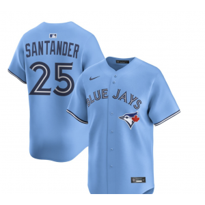 MLB Blue Jay 25 Anthony Santander Powder Blue Nike Cool Base Men Jersey