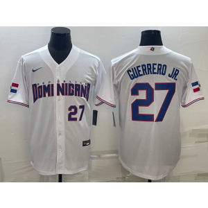 MLB Blue Jays 27 Vladimir Guerrero Jr. 2023 World Series Men Jersey