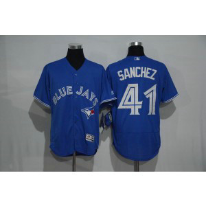 MLB Blue Jays 41 Aaron Sanchez Blue Flexbase Men Jersey