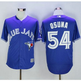 MLB Blue Jays 54 Roberto Osuna Blue New Cool Base 40th Men Jersey