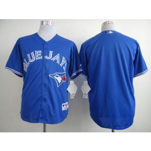 MLB Blue Jays Blank Blue Alternate Cool Base 2012 Men Jersey