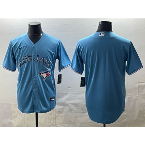 MLB Blue Jays Blank Blue Nike Cool Base Men Jersey