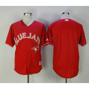 MLB Blue Jays Blank Red 2017 Cool Base Men Jersey