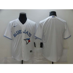 MLB Blue Jays Blank White Nike Cool Base Men Jersey