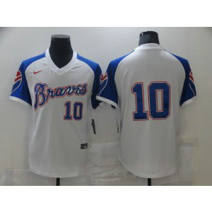MLB Braves 10 Chipper Jones Nike Cool Base Men Jersey MLB Braves 10 Chipper Jones Nike Cool Base Men Jersey