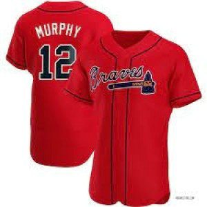 MLB Braves 12 Sean Murphy Red Nike Flexbase Men Jersey MLB Braves 12 Sean Murphy Red Nike Flexbase Men Jersey