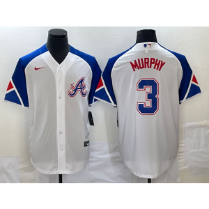 MLB Braves 3 Dale Murphy White 2023 City Connect Cool Base Men Jersey MLB Braves 3 Dale Murphy White 2023 City Connect Cool Base Men Jersey