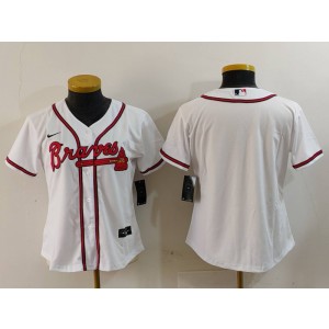 MLB Braves Blank White Nike Cool Base Youth Jersey MLB Braves Blank White Nike Cool Base Youth Jersey