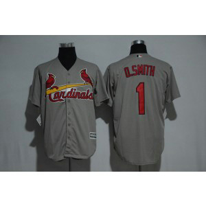 MLB Cardinals 1 Ozzie Smith Grey New Cool Base Men Jersey MLB Cardinals 1 Ozzie Smith Grey New Cool Base Men Jersey