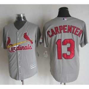 MLB Cardinals 13 Matt Carpenter Grey New Cool Base Men Jersey MLB Cardinals 13 Matt Carpenter Grey New Cool Base Men Jersey
