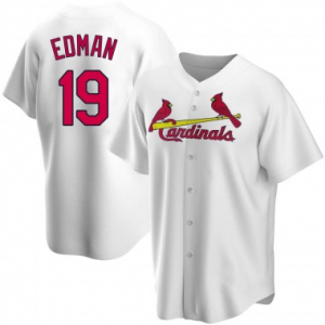 MLB Cardinals 19 Tommy Edman White Nike Cool Base Men Jersey MLB Cardinals 19 Tommy Edman White Nike Cool Base Men Jersey