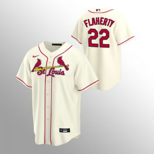 MLB Cardinals 22 Jack Flaherty Cream Nike Cool Base Men Jersey MLB Cardinals 22 Jack Flaherty Cream Nike Cool Base Men Jersey