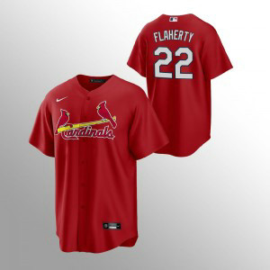 MLB Cardinals 22 Jack Flaherty Red Nike Cool Base Men Jersey MLB Cardinals 22 Jack Flaherty Red Nike Cool Base Men Jersey