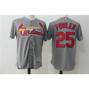 MLB Cardinals 25 Dexter Fowler Grey Cool Base Men Jersey MLB Cardinals 25 Dexter Fowler Grey Cool Base Men Jersey