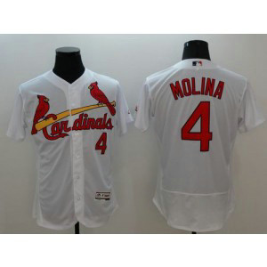 MLB Cardinals 4 Yadier Molina White 2016 New Flexbase Men Jersey MLB Cardinals 4 Yadier Molina White 2016 New Flexbase Men Jersey