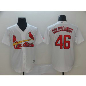 MLB Cardinals 46 Paul Goldschmidt White Cool Base Men Jersey MLB Cardinals 46 Paul Goldschmidt White Cool Base Men Jersey
