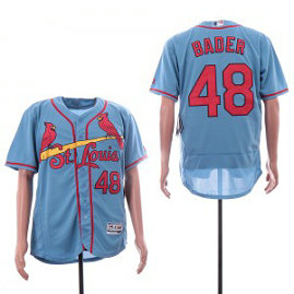 MLB Cardinals 48 Harrison Bader Light Blue Flexbase Men Jersey MLB Cardinals 48 Harrison Bader Light Blue Flexbase Men Jersey