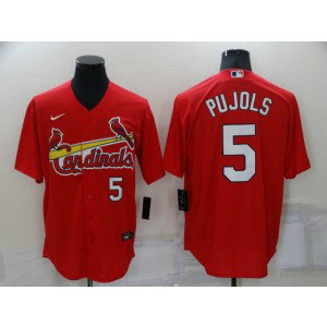 MLB Cardinals 5 Albert Pujols Red Nike Flexbase Men Jersey MLB Cardinals 5 Albert Pujols Red Nike Flexbase Men Jersey