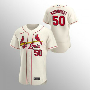 MLB Cardinals 50 Adam Wainwright Cream Nike FlexBase Men Jersey MLB Cardinals 50 Adam Wainwright Cream Nike FlexBase Men Jersey
