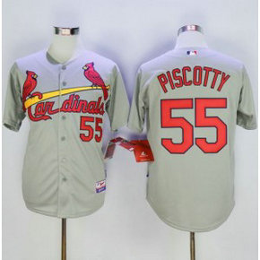 MLB Cardinals 55 Stephen Piscotty Grey Cool Base Men Jersey MLB Cardinals 55 Stephen Piscotty Grey Cool Base Men Jersey