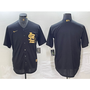 MLB Cardinals Blank Black Gold Nike Cool Base Men Jersey MLB Cardinals Blank Black Gold Nike Cool Base Men Jersey