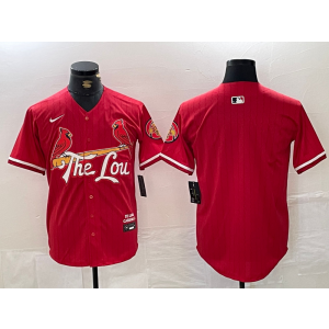 MLB Cardinals Blank Red City Connect Nike Cool Base Men Jersey MLB Cardinals Blank Red City Connect Nike Cool Base Men Jersey
