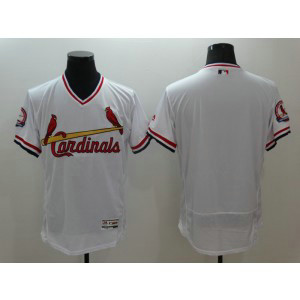 MLB Cardinals Blank White 1985 Throwback Flexbase Men Jersey MLB Cardinals Blank White 1985 Throwback Flexbase Men Jersey