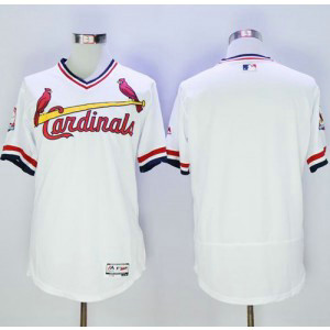 MLB Cardinals Blank White Flexbase Cooperstown Men Jersey MLB Cardinals Blank White Flexbase Cooperstown Men Jersey