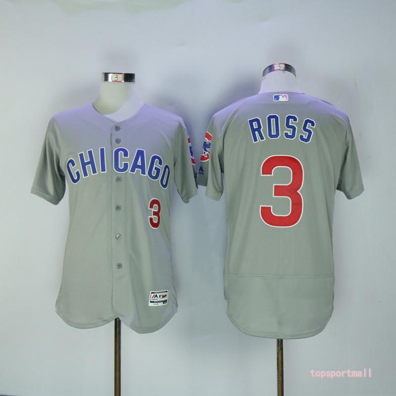 MLB Chicago Cubs 3 David Ross Gray Flexbase Baseball Jersey MLB Chicago Cubs 3 David Ross Gray Flexbase Baseball Jersey